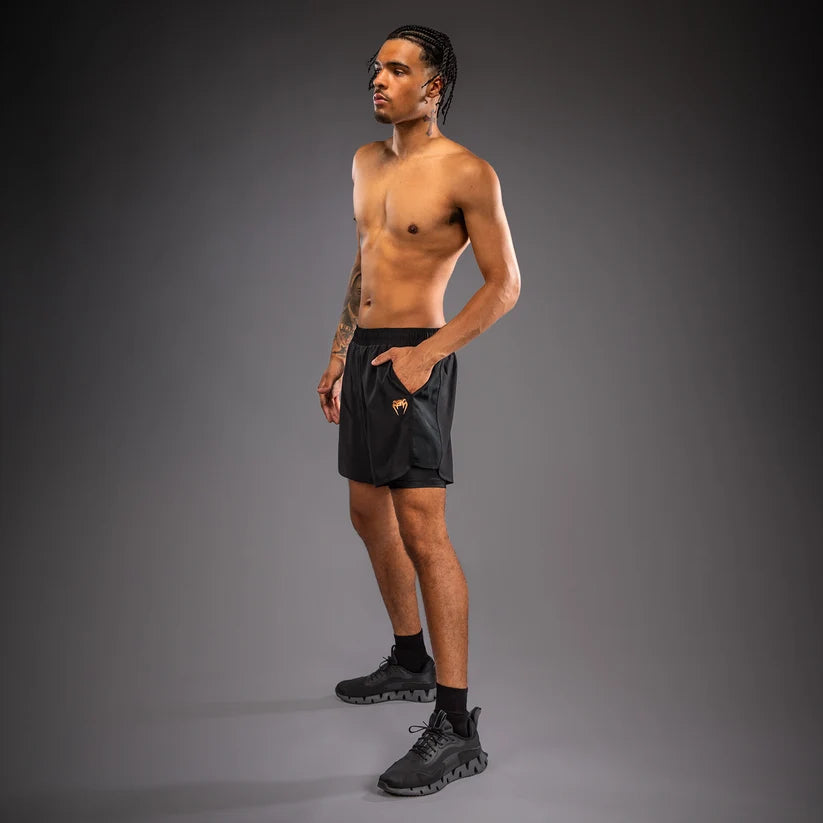 Short d’entraînement G-Fit Revolution Venum - Noir/Cuivre
