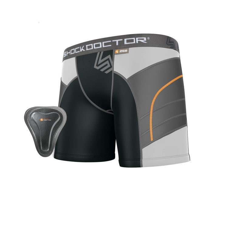 SHORT COMPRESSION SHOCK DOCTOR FEMME AVEC PROTECTION PELVIENNE