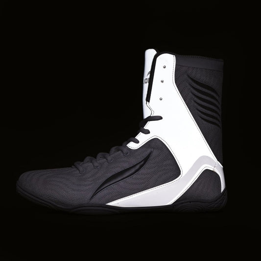 Chaussures de Boxe ELION Rapide Blanc/Gris Réfléchissantes
