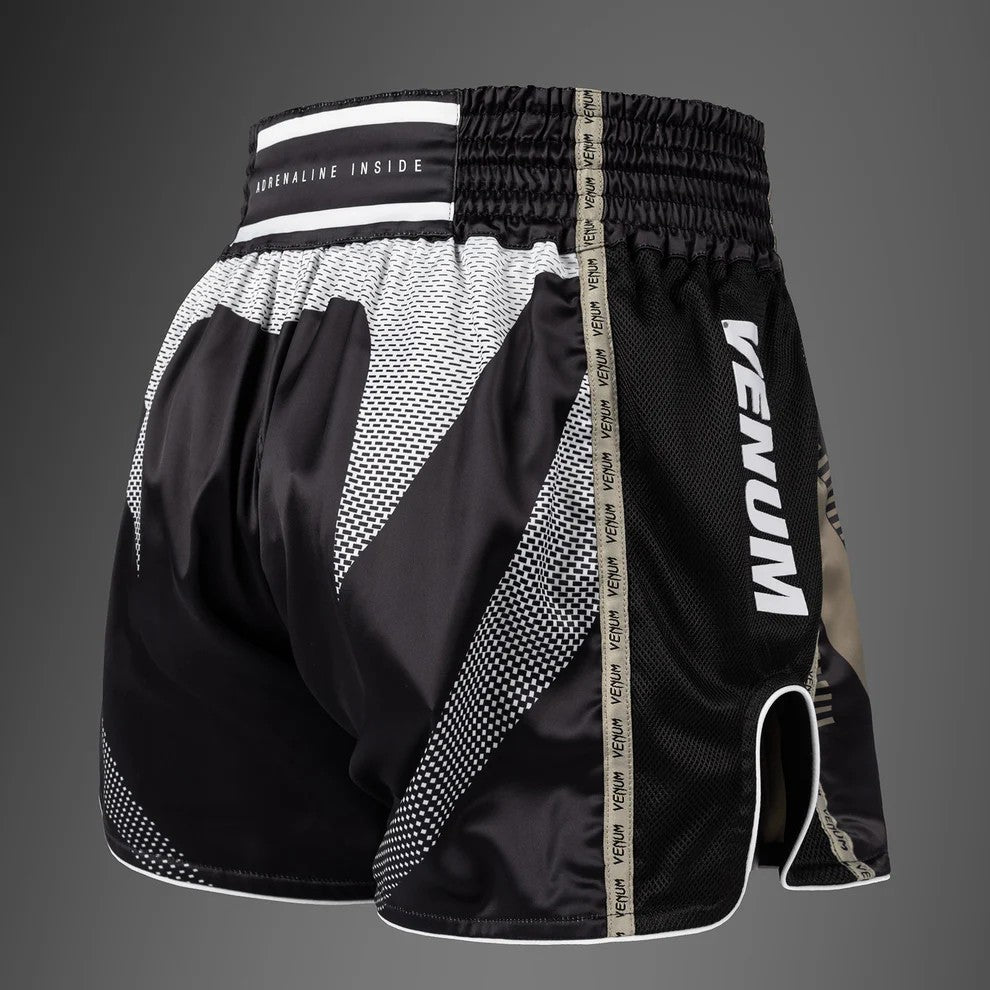 Venum Adrenaline Muay Thai Shorts- Black/Sand