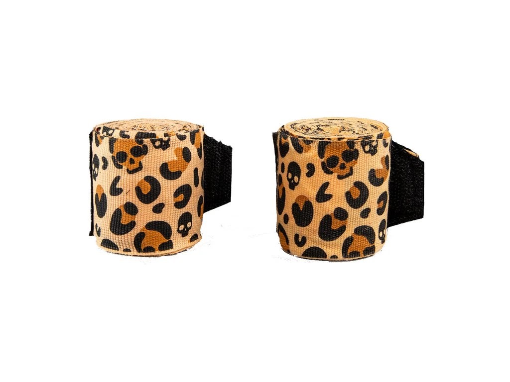 Bandes de boxe Venum - Leopard camel