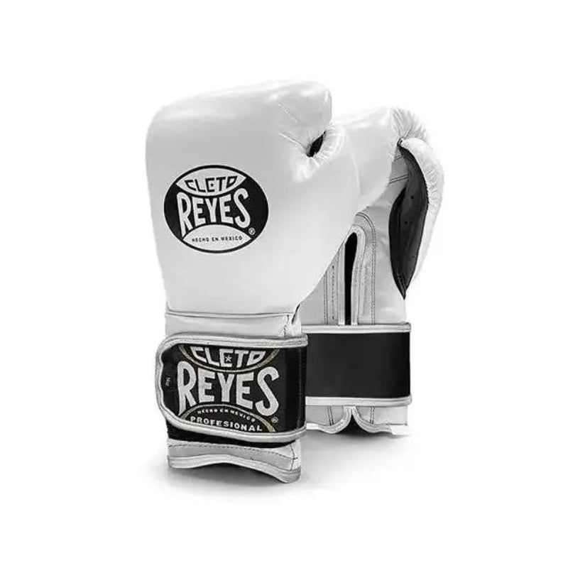 Gants de boxe REYES cuir top - BLANC