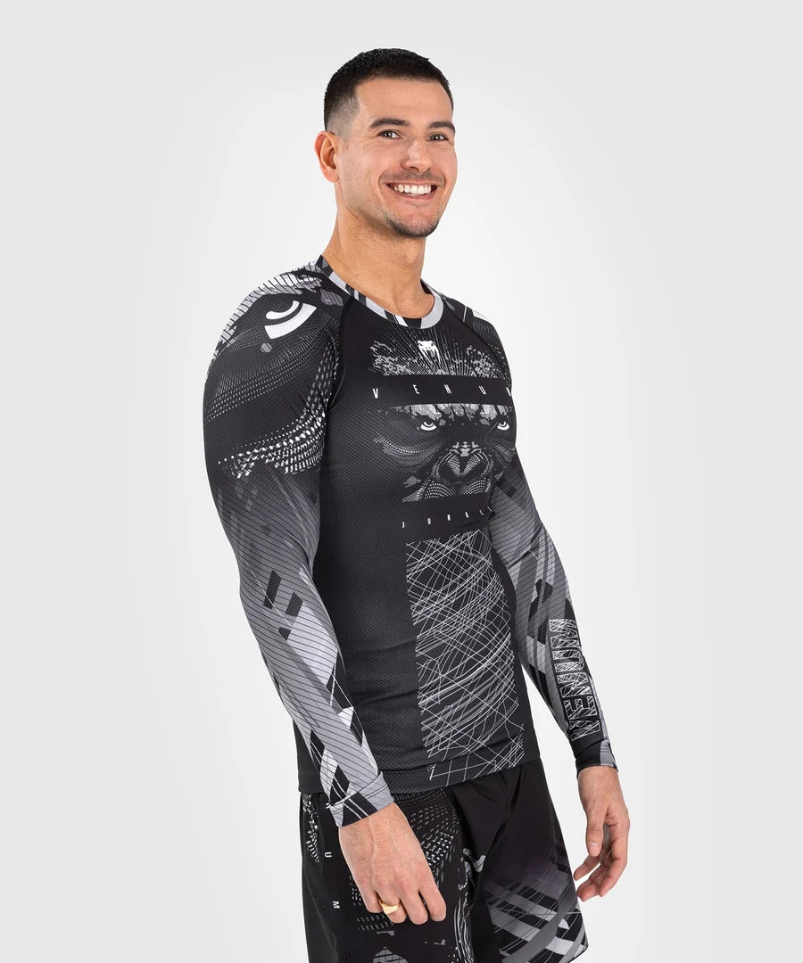 Rashguard à manches longues Gorilla Jungle Venum - noir/blanc