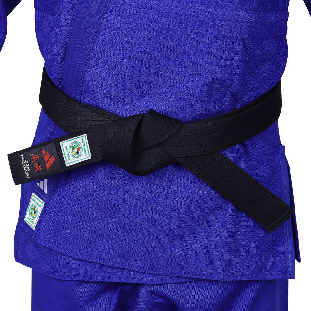 Kimono de Judo "Champion III" IJF Adidas - Slim/Bleu
