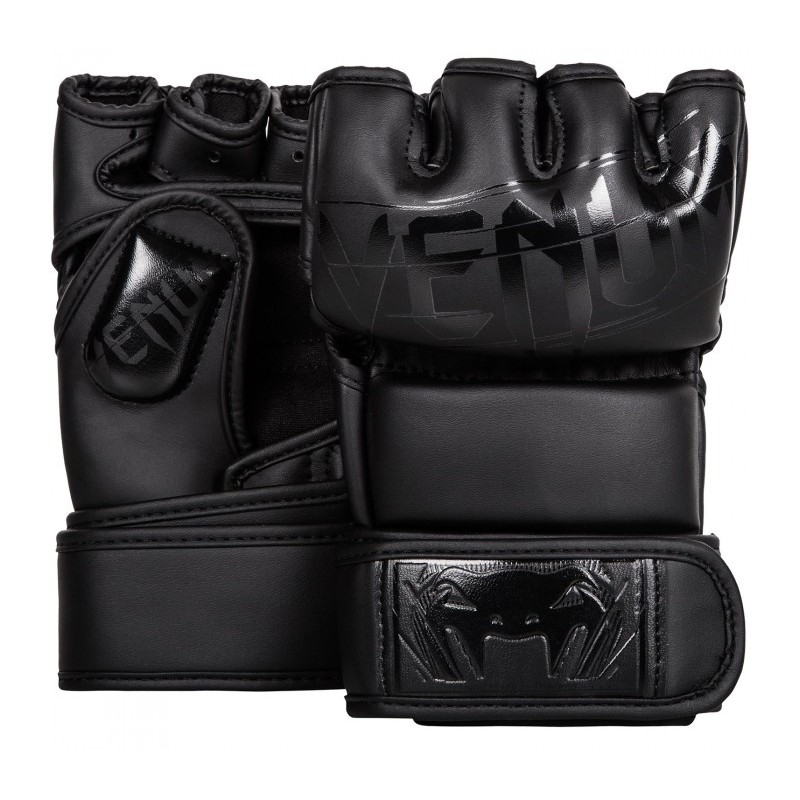 Gants MMA Venum Impact - Skintex - Black Gants MMA Venum Impact - Skintex - Black