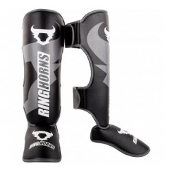 PROTEGE TIBIA PIEDS RINGHORNS CHARGER NOIR