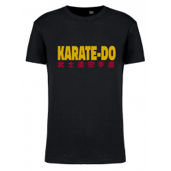 T-SHIRT KARATE IPPON STAR OR ET ROUGE