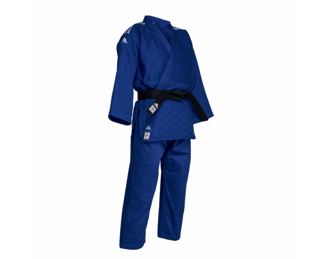 KIMONO DE JUDO ADIDAS IJF BLEU COUPE SLIM