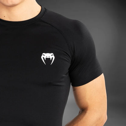 Rashguard à manches courtes Contender Venum - Noir/Blanc