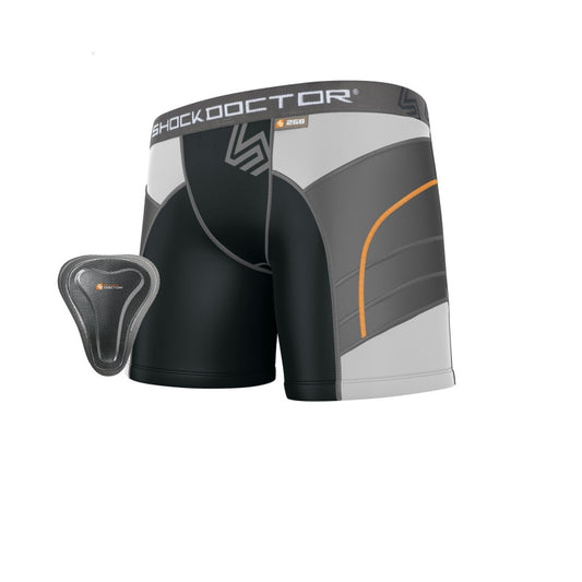 SHORT COMPRESSION SHOCK DOCTOR FEMME AVEC PROTECTION PELVIENNE
