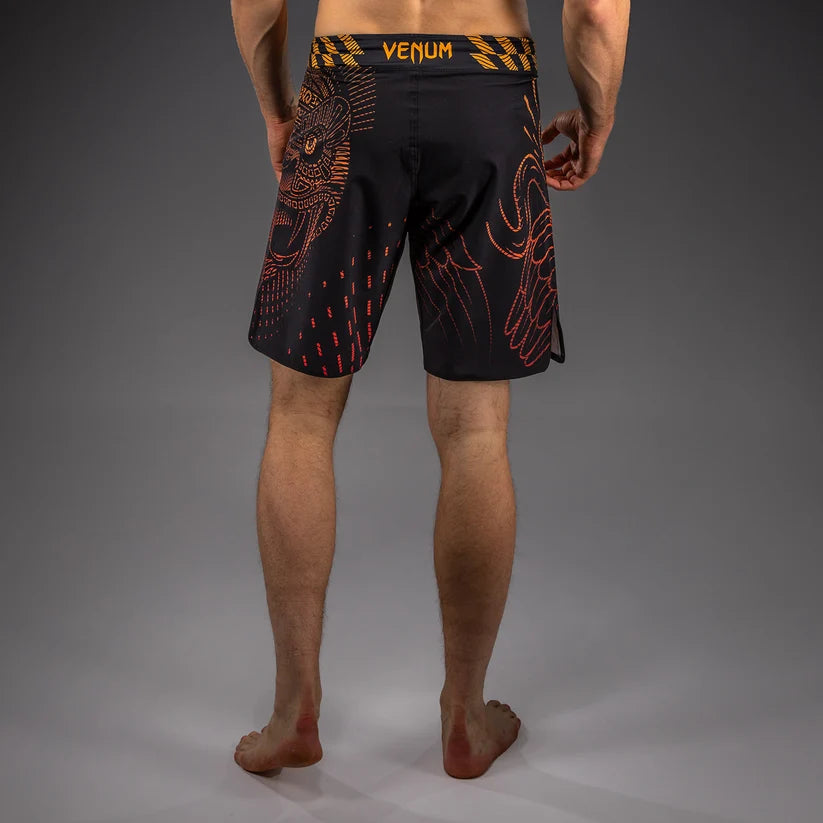 Short de Combat Quetzal Fury Venum - Noir/Rouge Fury/Mandarine