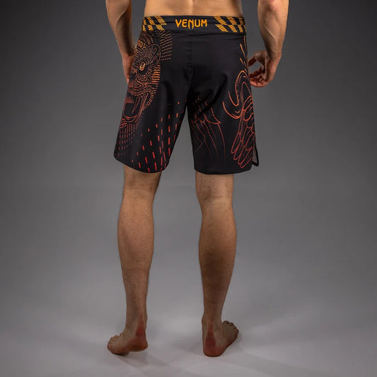 Short de Combat Quetzal Fury Venum - Noir/Rouge Fury/Mandarine