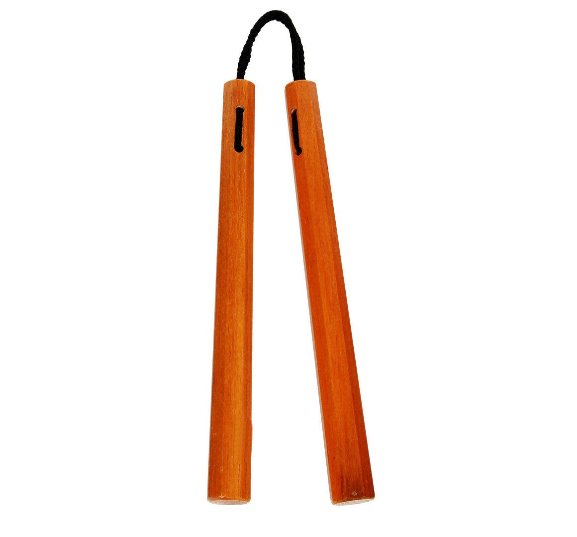 NUNCHAKU A CORDE OCTOGONAL BOIS