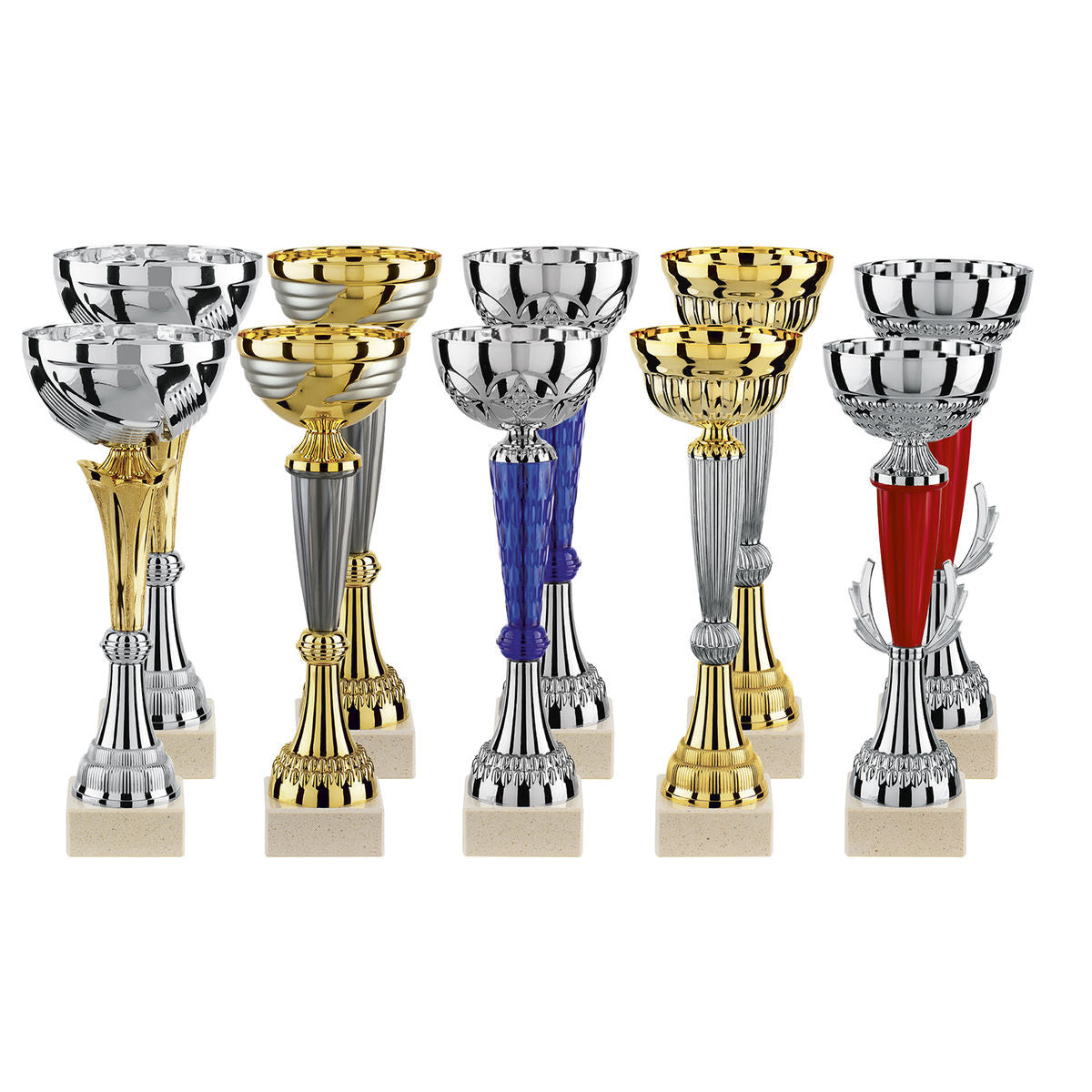 Lot de 10 coupes 2020 H. moyenne 30cm