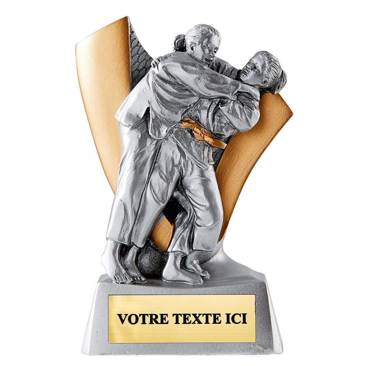 Petit trophée en résine Judokates  H.10 cm