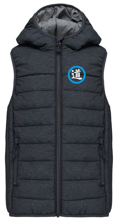 Bodywarmer à capuche Gris IPPON STAR BUDO SHIN GI TAI