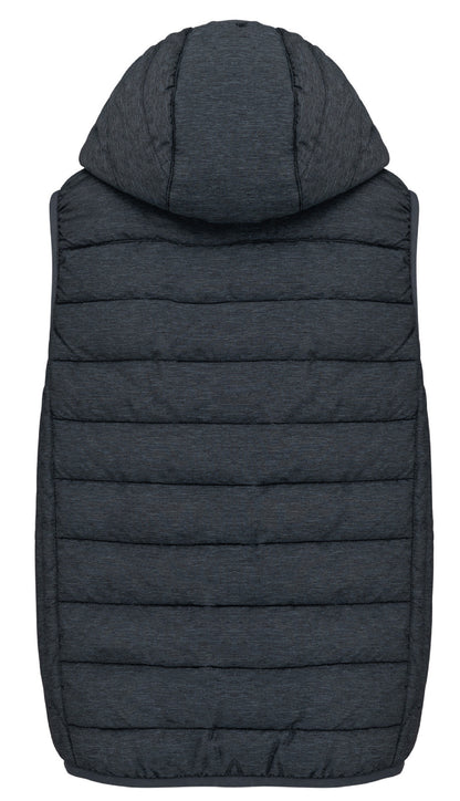 Bodywarmer à capuche Gris IPPON STAR BUDO SHIN GI TAI