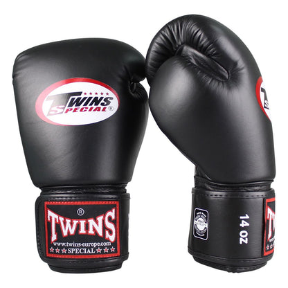 GANTS CUIR TWINS BLACK