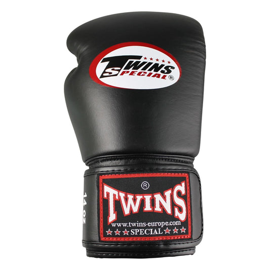 GANTS CUIR TWINS BLACK