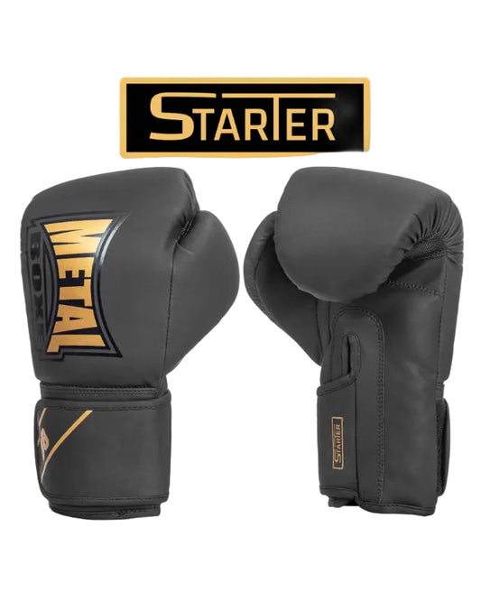 GANTS METAL BOXE STARTER NOIR/OR