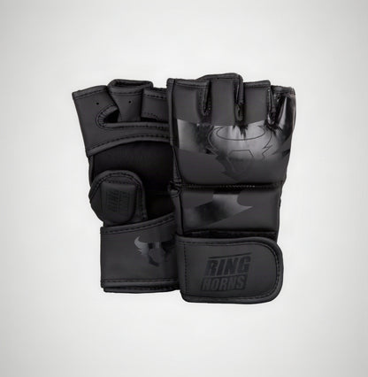 GANTS DE MMA RINGHORNS CHARGER - NOIR/NOIR