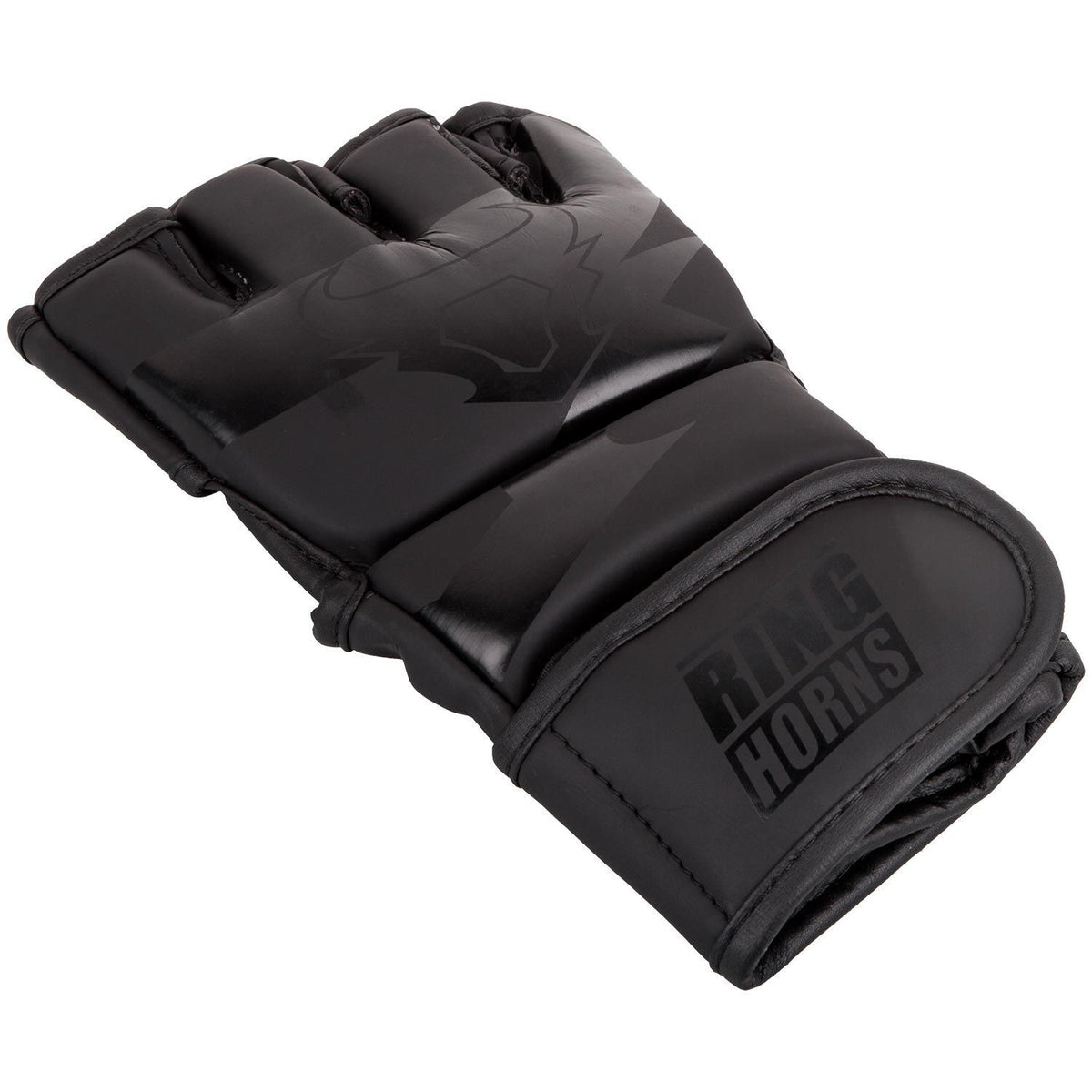 GANTS DE MMA RINGHORNS CHARGER - NOIR/NOIR