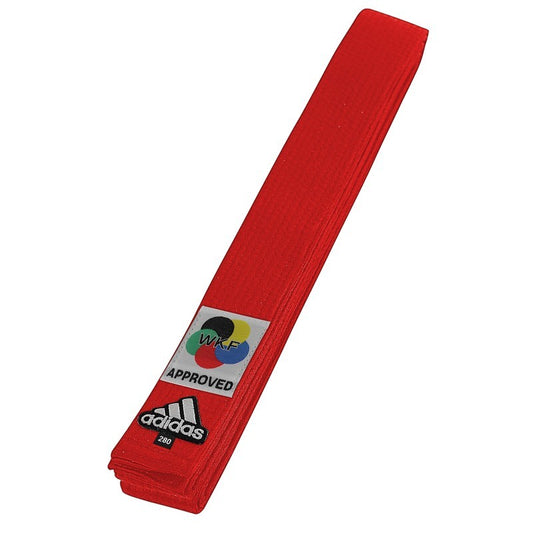 Ceinture de karaté ADIDAS WKF - ROUGE