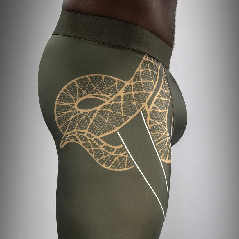 Pantalon de Compression Serpenti Venum – Kaki/Bronze/Ivoire