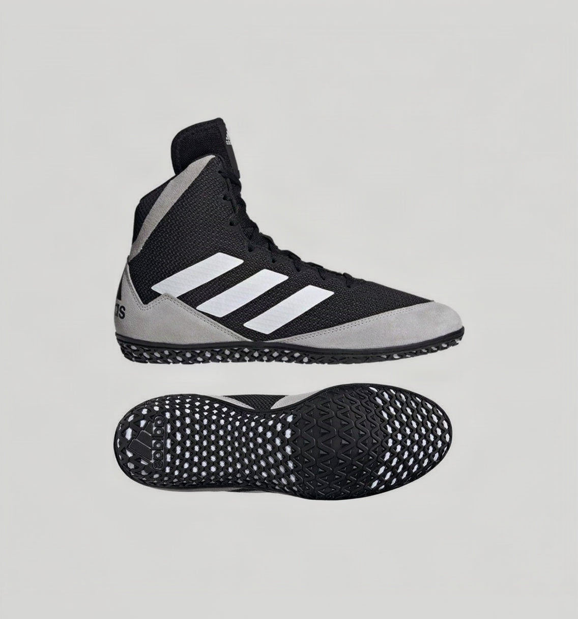 CHAUSSURE LUTTE MAT WIZARD 5 NOIRE ET GRISE