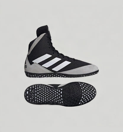 CHAUSSURE LUTTE MAT WIZARD 5 NOIRE ET GRISE