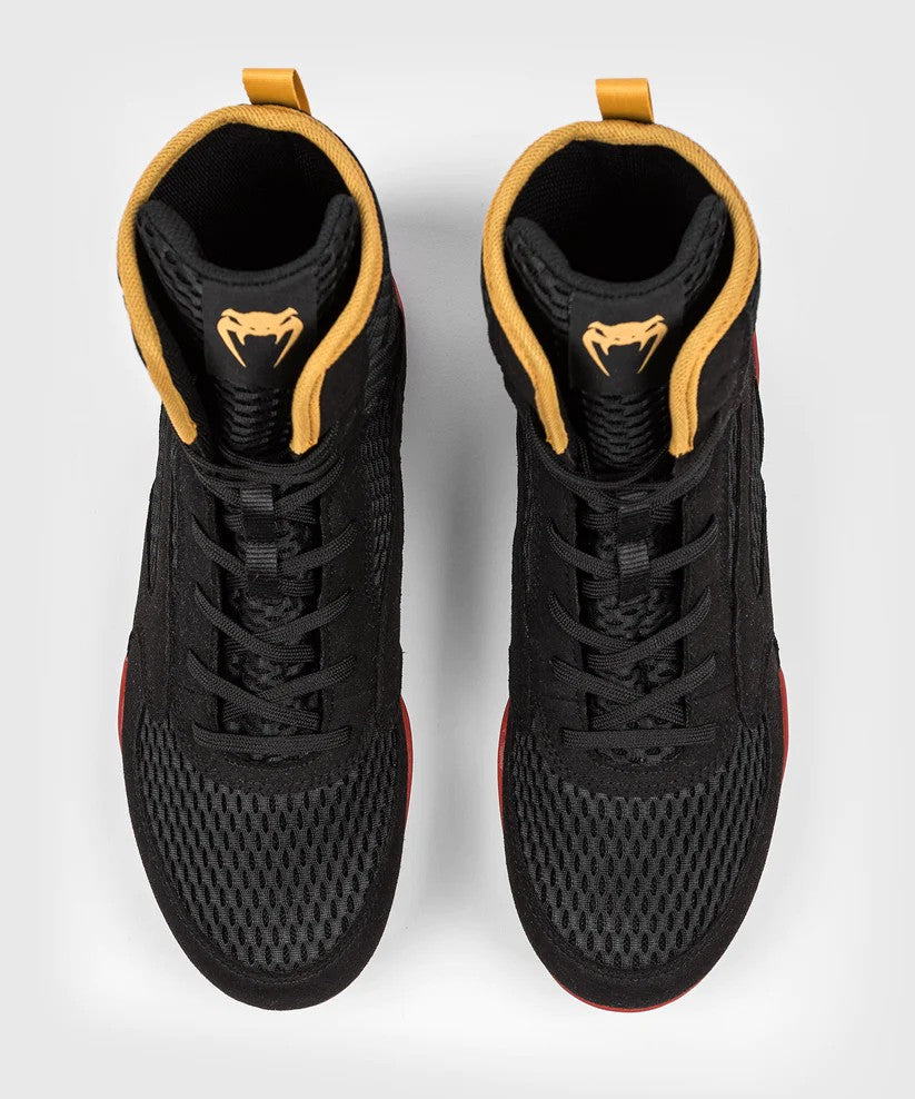 Chaussures de Boxe Venum Contender - Noir/Or/Rouge