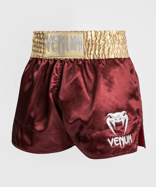 Venum Classic Short Muay Thai - Bordeaux/Or/Blanc