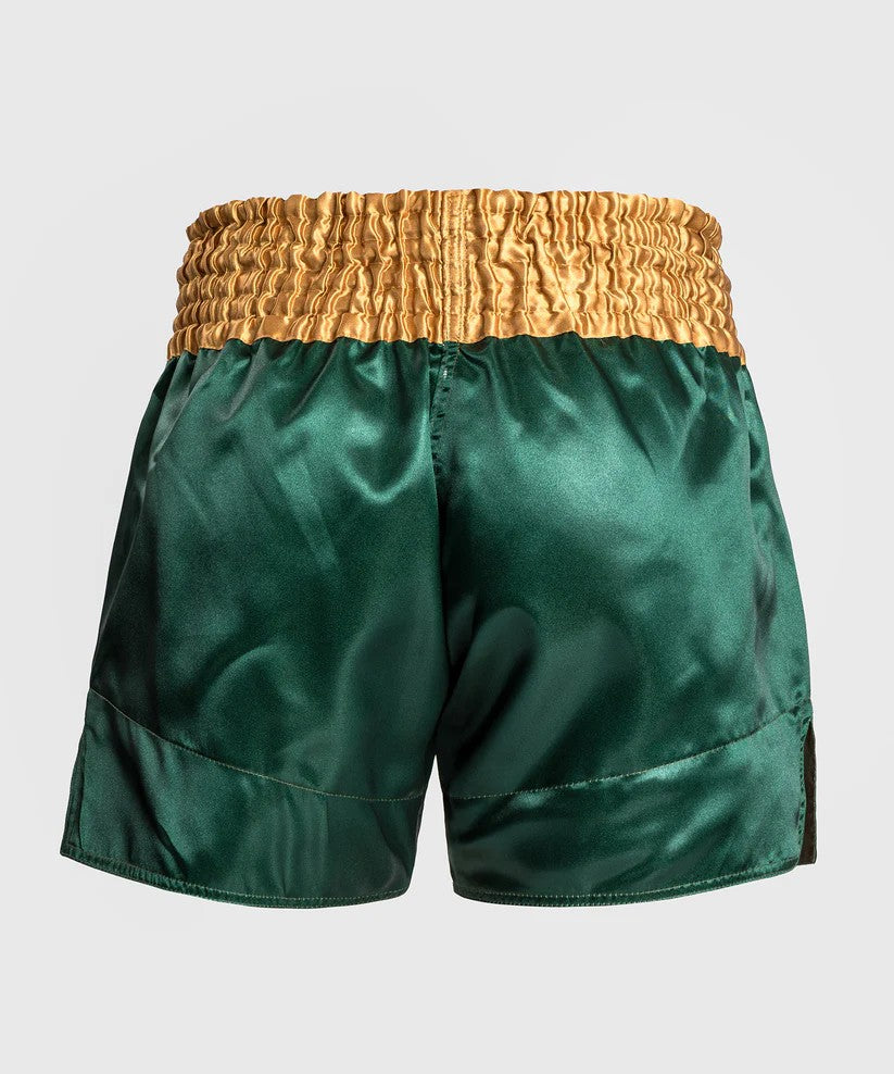 Short Muay Thaï Venum Classique Vert/Or/Blanc