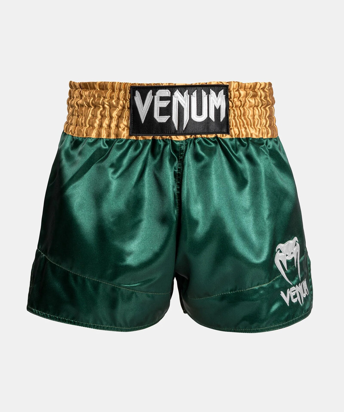 Short Muay Thaï Venum Classique Vert/Or/Blanc
