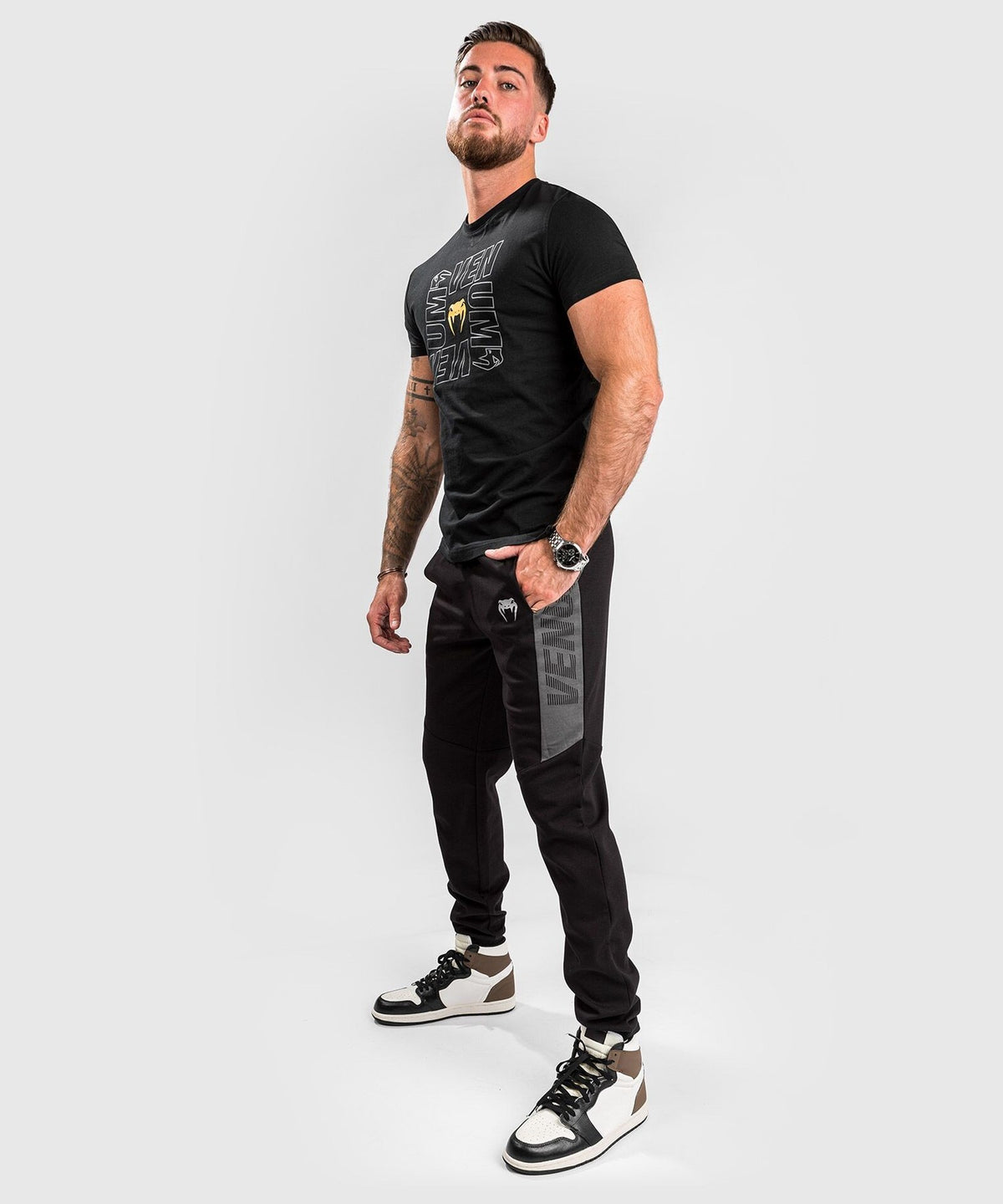 T-shirt Venum Arena Noir/Or - L