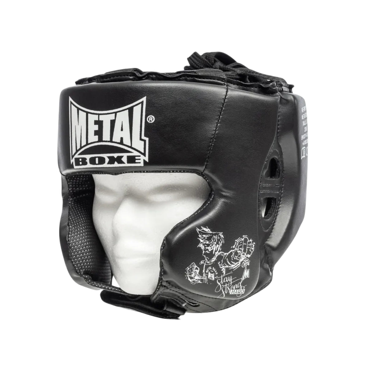 CASQUE METAL BOXE NOIR - ENFANT