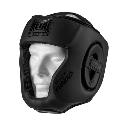 Casque intégral Noir METAL BOXE Enfant