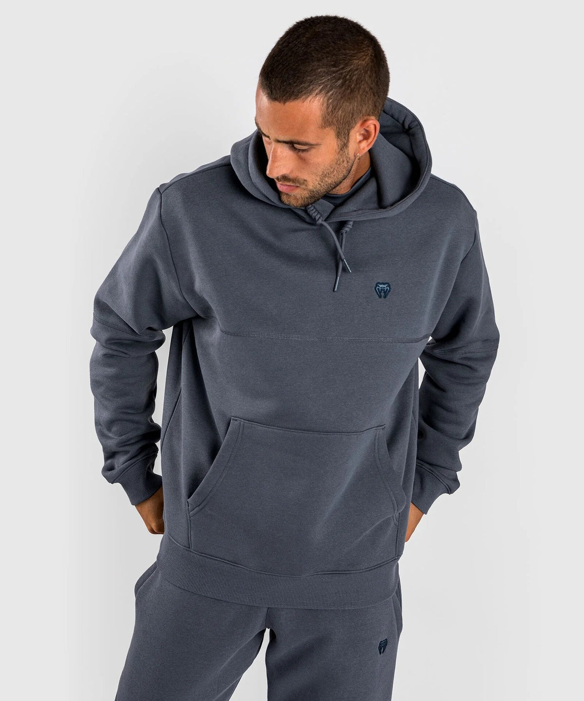 Sweatshirt à capuche Venum Silent Power - BLEU MARINE -