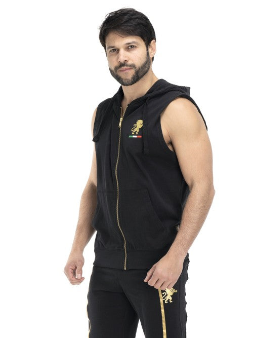 Veste capuche sans manche LEONE Gold - Taille L -