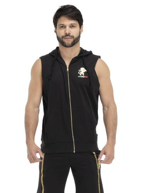 Veste capuche sans manche LEONE Gold - Taille L -