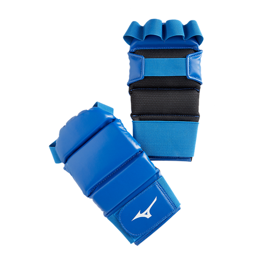 Gants Jujitsu Mizuno - Bleu/Rouge - LA GACCILY