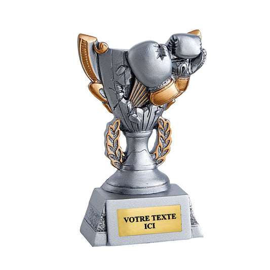 Trophée en résine Boxe 11cm