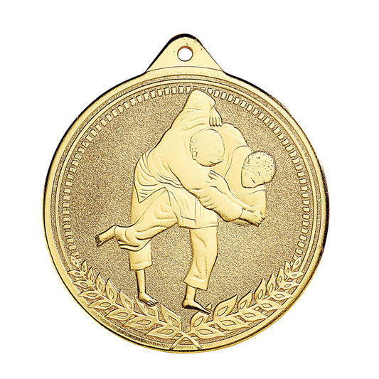 Médailles Frappées or/argent/bronze Judo 7cm