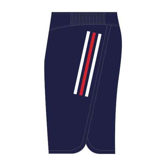 Short De Grappling Adidas - Bleu/Blanc/Rouge