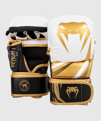 GANTS DE SPARRING VENUM CHALLENGER 3.0 -BLANC/OR VENUM