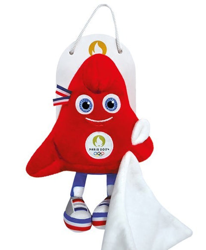 Peluche mascotte JO 2024 avec Doudou - 22 cm