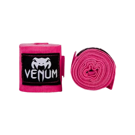 Bandes de boxe Venum Kontact - 2,5 mètres - Rose fluo (Neo)