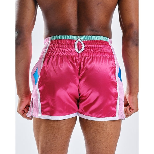 Short de Boxe Thaï NARUTO X ELION SAKURA Rouge