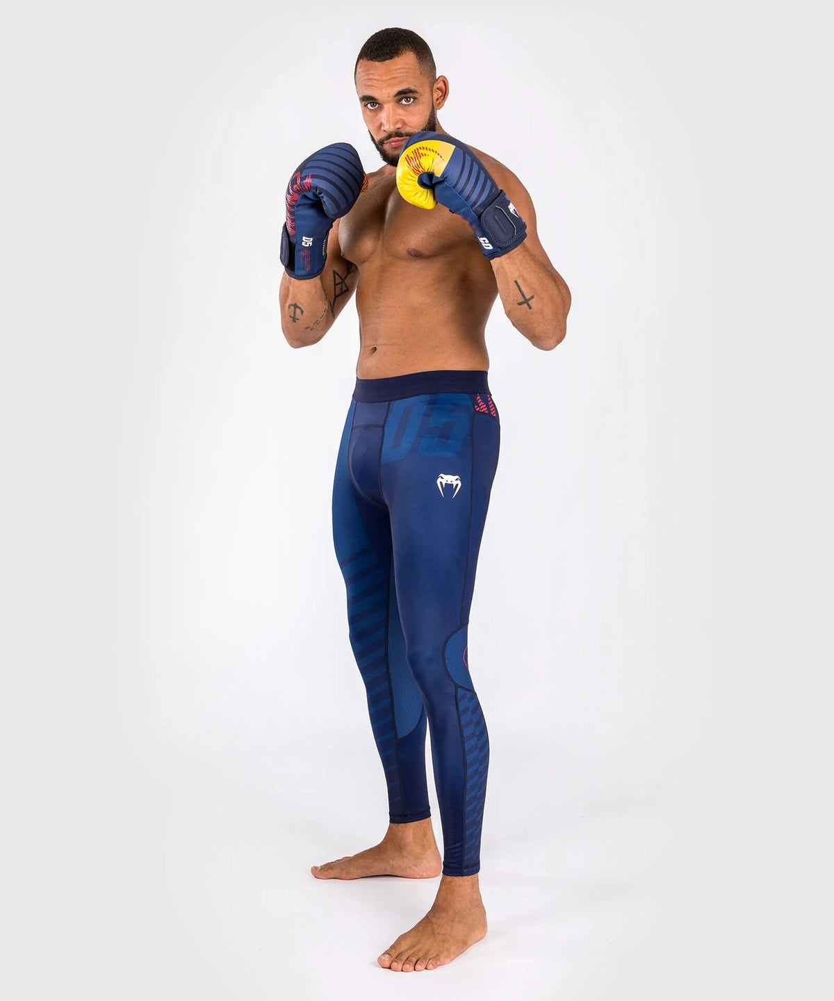 Pantalon de compression Venum Sport 05 - Bleu/Jaune