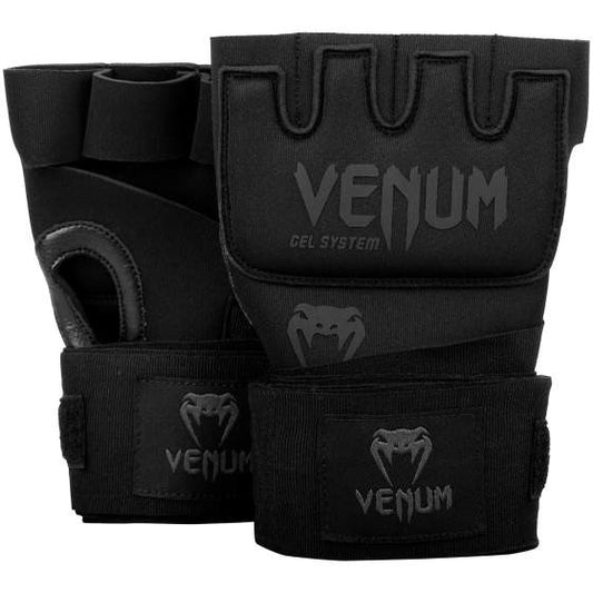 Venum Kontact sous-Gants avec Gel Mixte Adulte, Noir/Noir